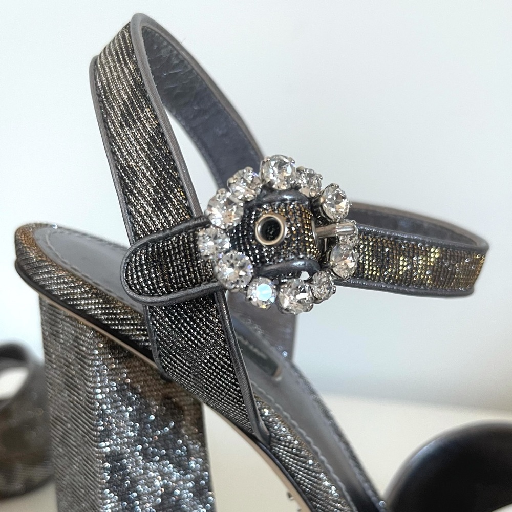 AUTHENTIC DOLCE & GABBANA ALTA MODA RUNWAY HEELS - Picture 16 of 17